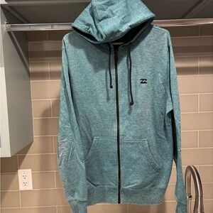 Y2K Billabong Surf Fullzip Hoodie Sweatshirt Size L